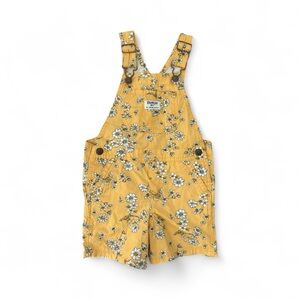 Daisy Knit Denim Shortalls Toddler Girl